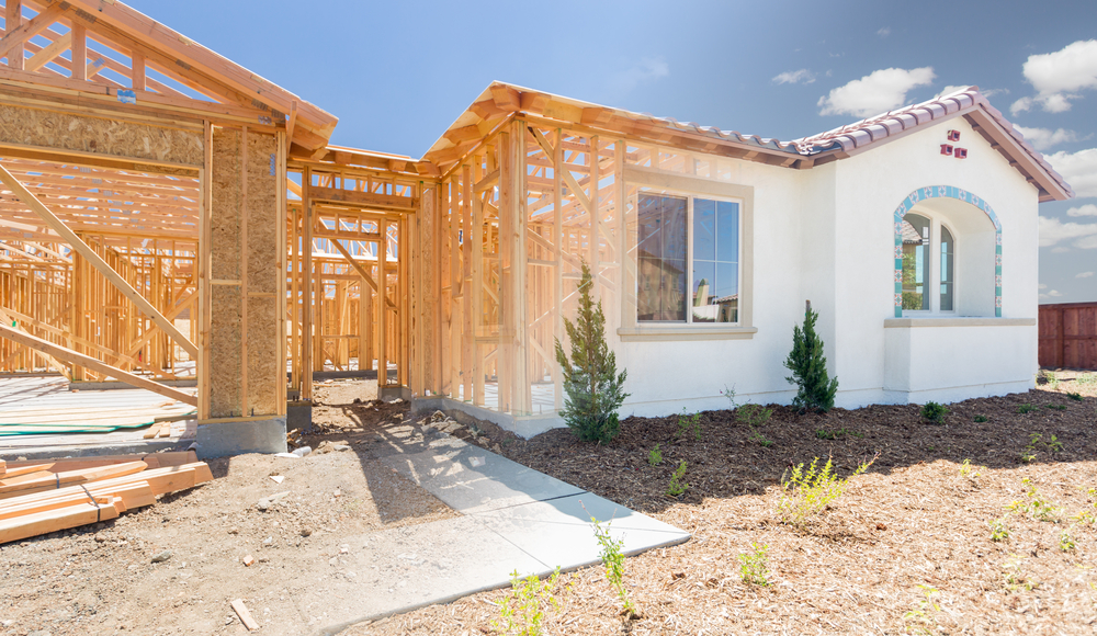 Transition,of,beautiful,new,home,from,framing,to,completion.